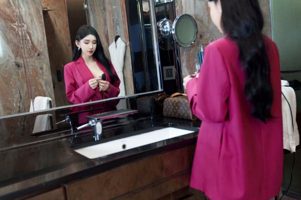   周于希 - 蕾丝黑丝浴室私房写真，极致诱惑曼妙曲线，尽显性感女神魅力 [109P]第20张图片