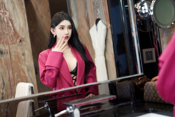    周于希 - 蕾丝黑丝浴室私房写真，极致诱惑曼妙曲线，尽显性感女神魅力 [109P]第23张图片