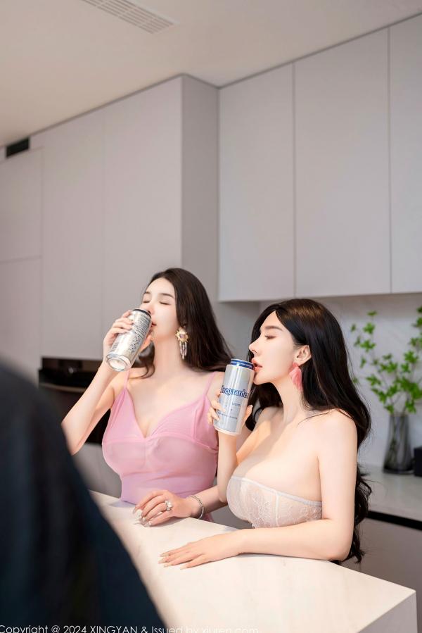    XingYan星颜社-263-潘思沁-李丽莎-姐妹花室内私房诱惑-极致大尺度无圣光福利写真第27张图片