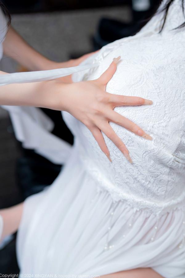    星颜社261期：林幼一与潘思沁姐妹花极致撩人，大胆尺度爆乳服侍私房写真第26张图片