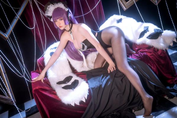    星之迟迟 - 碧蓝航线塔什干COSPLAY，性感连体衣配丝袜，精致室内棚拍，撩人神情还原度极高 [57P]第30张图片