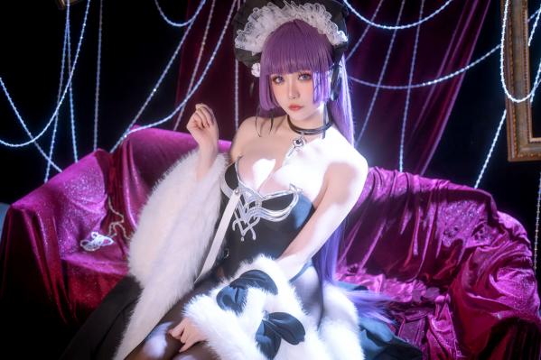    星之迟迟 - 碧蓝航线塔什干COSPLAY，性感连体衣配丝袜，精致室内棚拍，撩人神情还原度极高 [57P]第45张图片
