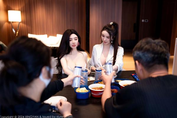    【星颜社258】潘思沁、李丽莎：极致居家私房摄影，闺蜜诱惑大尺度互动，顶级福利无圣光呈现第10张图片