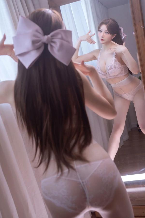    星之迟迟 - 粉色花季甜美私房照，优雅蕾丝诱惑，极品好身材生日套图 [97P]第23张图片