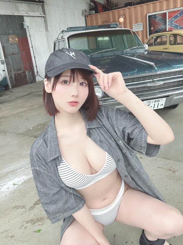    けん研(Kenken) 2023.06 Fantia写真合集：清纯童颜、居家内衣、温泉湿身与泳装诱惑第67张图片