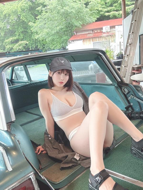    けん研(Kenken) 2023.06 Fantia写真合集：清纯童颜、居家内衣、温泉湿身与泳装诱惑第74张图片