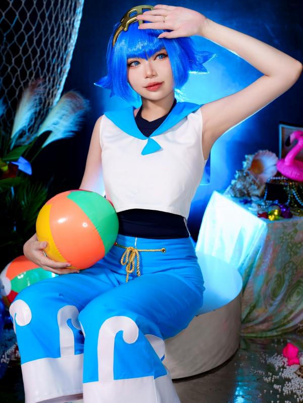    ZinieQ-宝可梦-水莲-Lana-Pokemon角色扮演大尺度私房写真-极致视觉诱惑第14张图片
