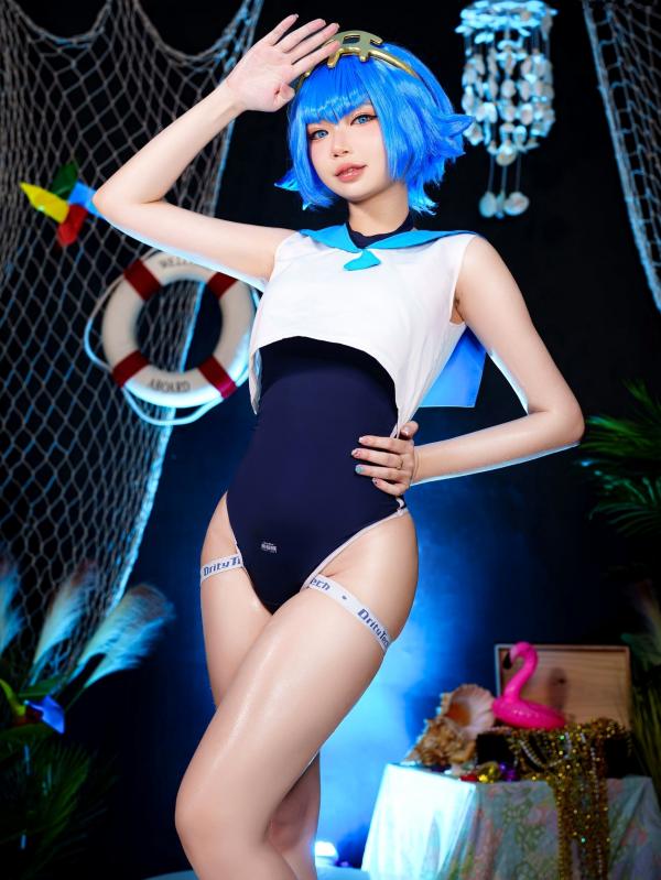    ZinieQ-宝可梦-水莲-Lana-Pokemon角色扮演大尺度私房写真-极致视觉诱惑第16张图片