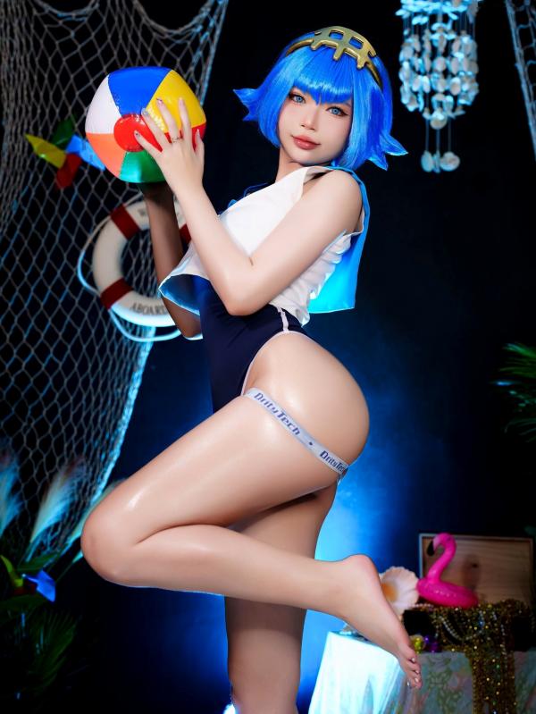    ZinieQ-宝可梦-水莲-Lana-Pokemon角色扮演大尺度私房写真-极致视觉诱惑第17张图片