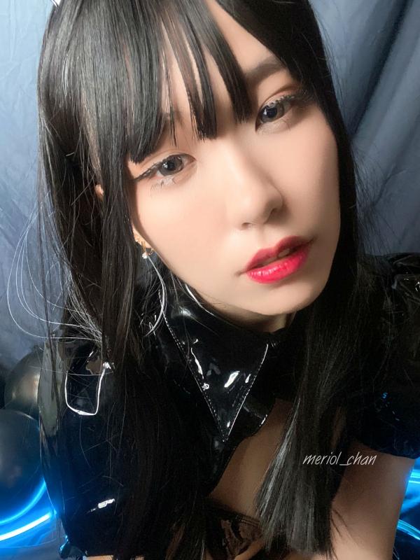    Meriol Chan黑色兔女郎漆皮制服写真，性感私房诱惑与极致身材大尺度展示 [63P]第33张图片