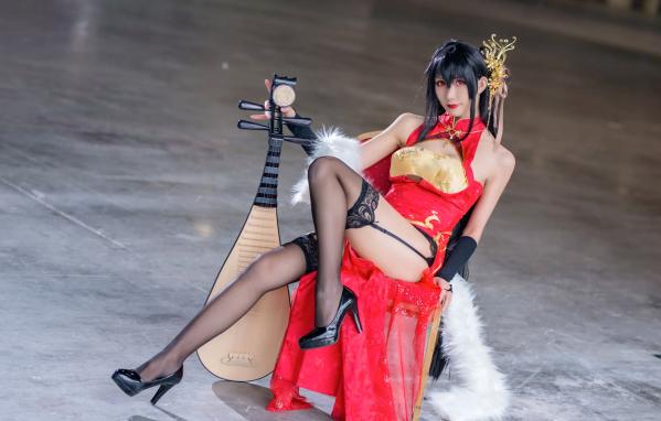    masaki雅祈 - 大凤旗袍cosplay，性感绝美改良旗袍搭配黑丝尽显冷艳气质 [27P]第27张图片