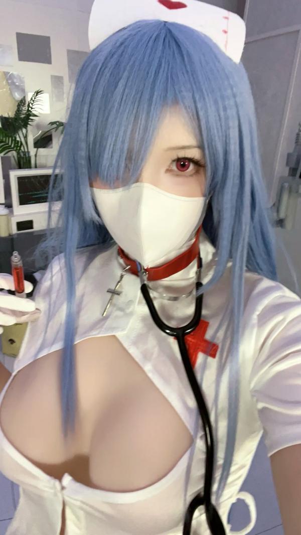    小和甜酒 - 伏罗希洛夫护士cos写真，碧蓝航线角色扮演，实验室主题护士制服极致诱惑 [25P]第22张图片