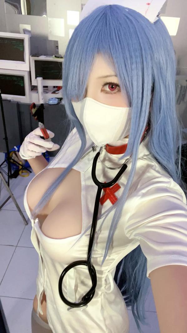   小和甜酒 - 伏罗希洛夫护士cos写真，碧蓝航线角色扮演，实验室主题护士制服极致诱惑 [25P]第23张图片