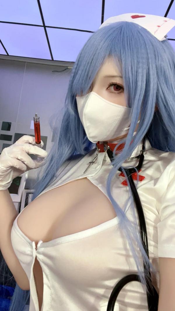    小和甜酒 - 伏罗希洛夫护士cos写真，碧蓝航线角色扮演，实验室主题护士制服极致诱惑 [25P]第25张图片