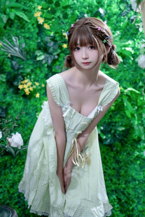    花音栗子-森林冒险计划：清纯少女萌系私房照，治愈系绿意森林大尺度唯美写真第2张图片