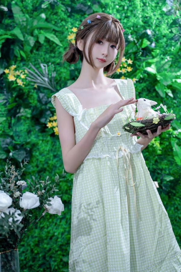    花音栗子-森林冒险计划：清纯少女萌系私房照，治愈系绿意森林大尺度唯美写真第3张图片
