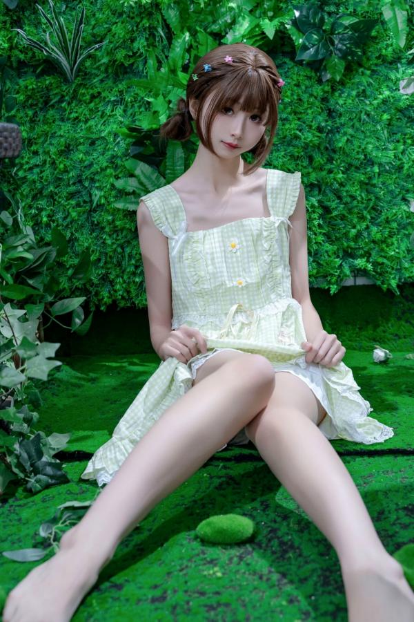    花音栗子-森林冒险计划：清纯少女萌系私房照，治愈系绿意森林大尺度唯美写真第5张图片