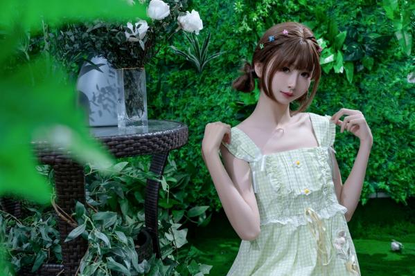    花音栗子-森林冒险计划：清纯少女萌系私房照，治愈系绿意森林大尺度唯美写真第9张图片