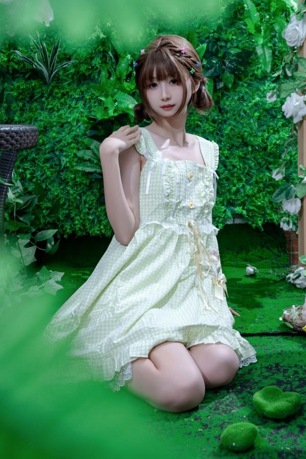    花音栗子-森林冒险计划：清纯少女萌系私房照，治愈系绿意森林大尺度唯美写真第10张图片