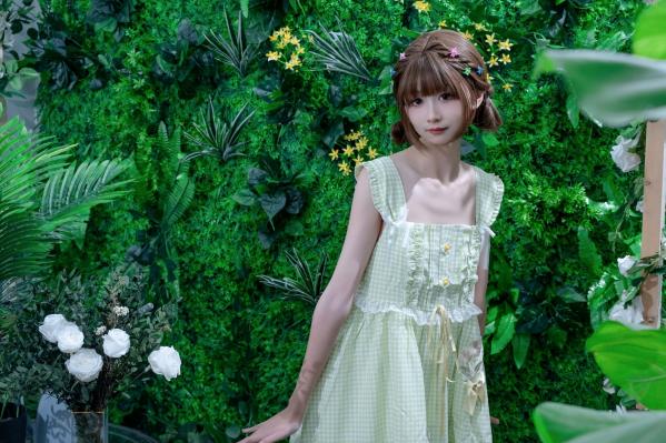    花音栗子-森林冒险计划：清纯少女萌系私房照，治愈系绿意森林大尺度唯美写真第18张图片