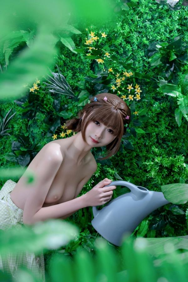    花音栗子-森林冒险计划：清纯少女萌系私房照，治愈系绿意森林大尺度唯美写真第28张图片