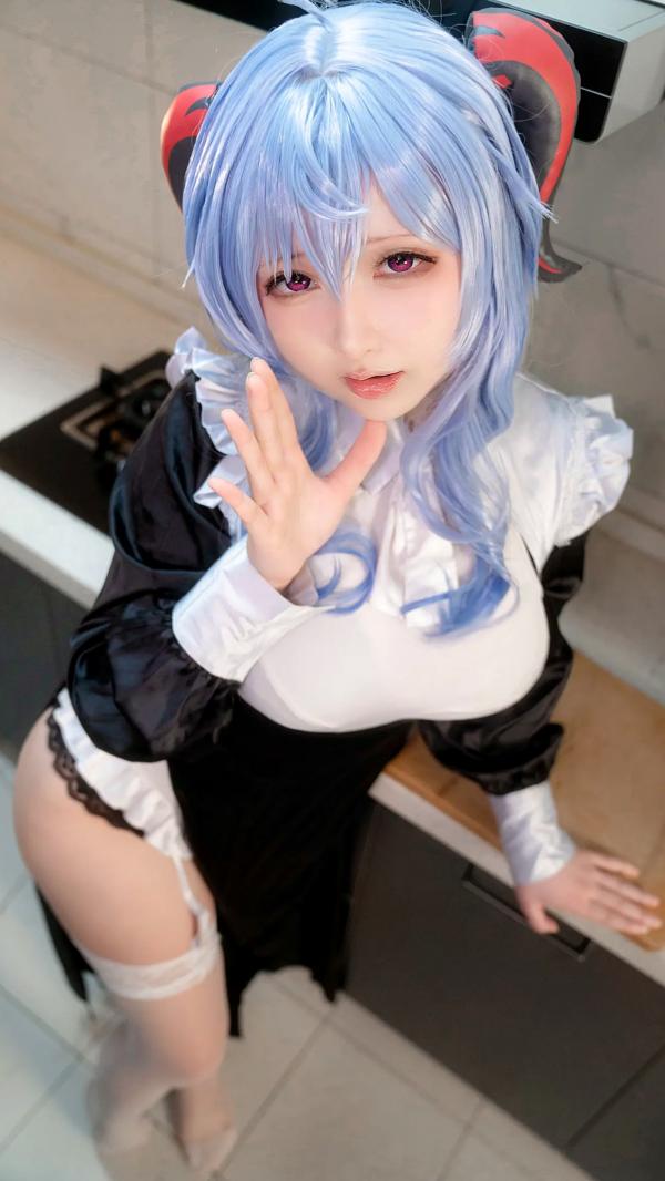    樱梨梨 - 甘雨修女COS作品，极致角色扮演诱惑，私房丝袜美腿动漫写真图集 [26P]第15张图片