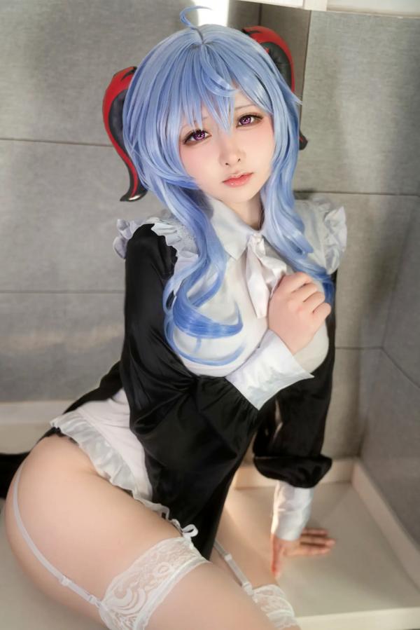    樱梨梨 - 甘雨修女COS作品，极致角色扮演诱惑，私房丝袜美腿动漫写真图集 [26P]第18张图片