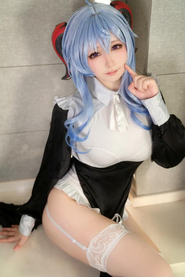    樱梨梨 - 甘雨修女COS作品，极致角色扮演诱惑，私房丝袜美腿动漫写真图集 [26P]第20张图片