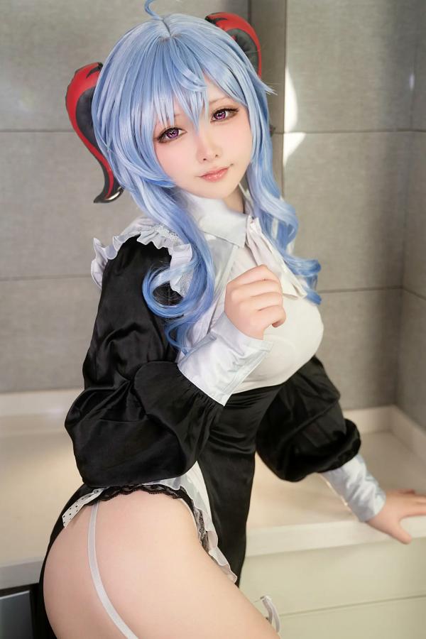    樱梨梨 - 甘雨修女COS作品，极致角色扮演诱惑，私房丝袜美腿动漫写真图集 [26P]第23张图片