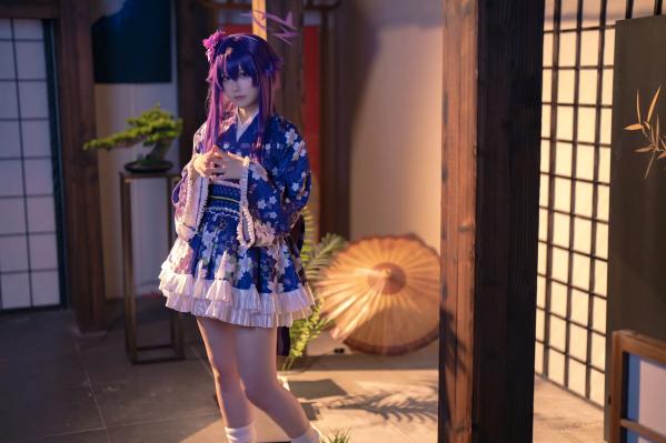    lunananya - Blue Archive 伊草春香新年和服COS写真，日系少女角色扮演及撩人私房特辑第3张图片