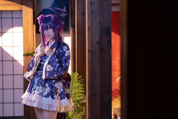    lunananya - Blue Archive 伊草春香新年和服COS写真，日系少女角色扮演及撩人私房特辑第4张图片