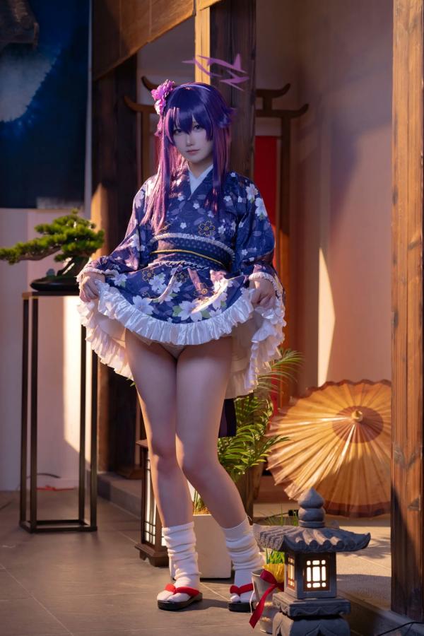    lunananya - Blue Archive 伊草春香新年和服COS写真，日系少女角色扮演及撩人私房特辑第5张图片