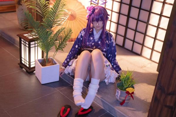    lunananya - Blue Archive 伊草春香新年和服COS写真，日系少女角色扮演及撩人私房特辑第23张图片