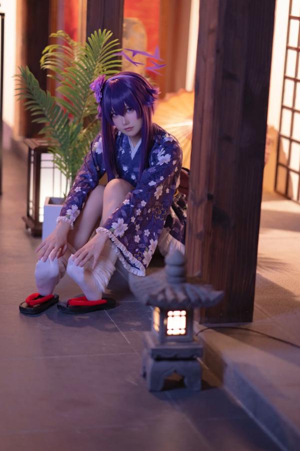    lunananya - Blue Archive 伊草春香新年和服COS写真，日系少女角色扮演及撩人私房特辑第25张图片