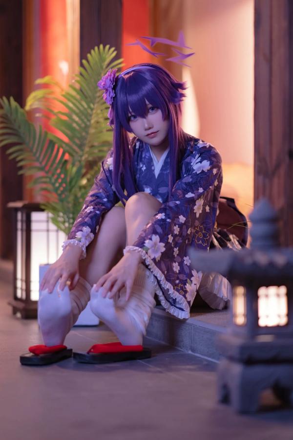    lunananya - Blue Archive 伊草春香新年和服COS写真，日系少女角色扮演及撩人私房特辑第26张图片