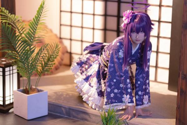    lunananya - Blue Archive 伊草春香新年和服COS写真，日系少女角色扮演及撩人私房特辑第32张图片