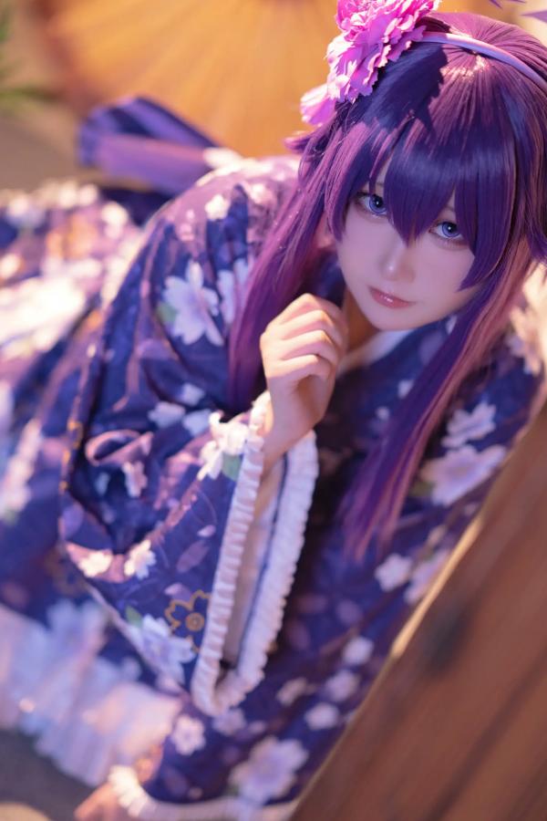    lunananya - Blue Archive 伊草春香新年和服COS写真，日系少女角色扮演及撩人私房特辑第33张图片