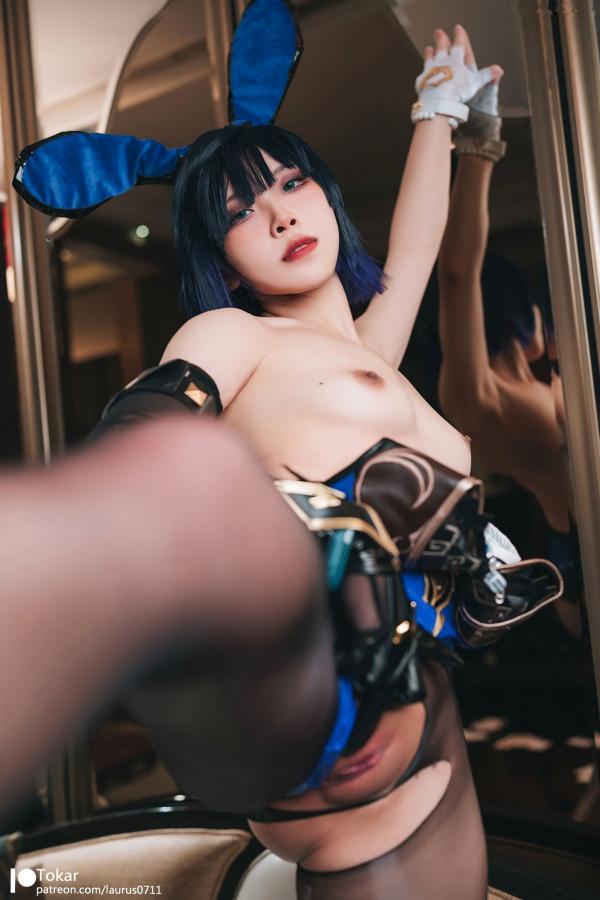    Tokar浵卡-夜阑-兔女郎ver-Yelab-Bunny-ver-角色扮演-私房照-大尺度-黑丝-女神写真第33张图片