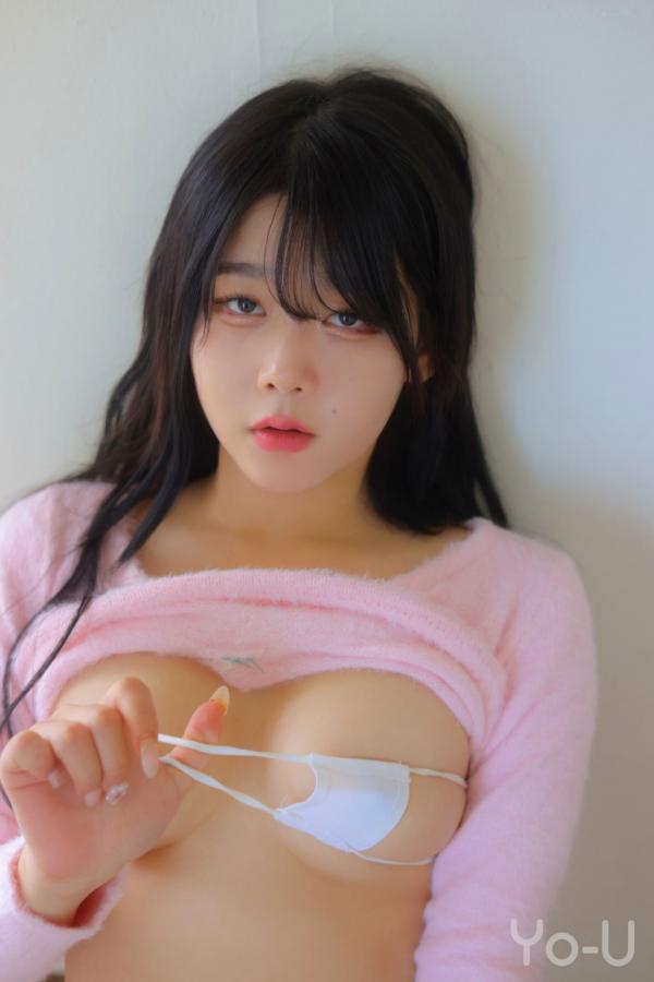    韩国美女琪雅Zia-年底啦Vol.7-清新粉色毛衣纯欲私房照-尽显圣诞甜美诱惑与极致曲线第57张图片