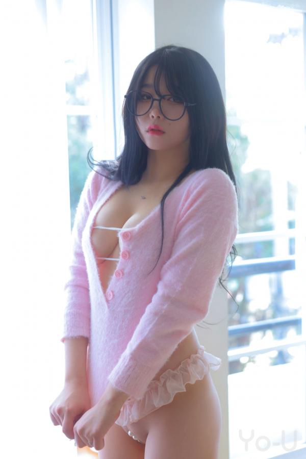    韩国美女琪雅Zia-年底啦Vol.7-清新粉色毛衣纯欲私房照-尽显圣诞甜美诱惑与极致曲线第59张图片