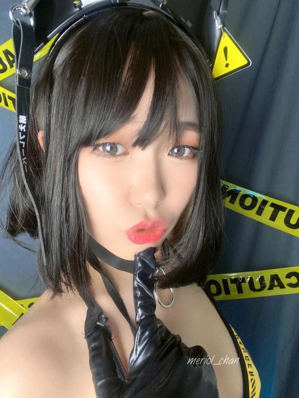    Meriol Chan - 警告标语个性制服比基尼、猫耳角色扮演系列写真 [58P]第50张图片