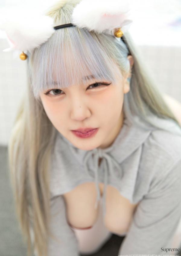    韩国美女Clare-Supreme系列：极品猫耳萌系私房，大胆诱惑风格，白皙肌肤与趣味贴纸的极致视觉盛宴第60张图片