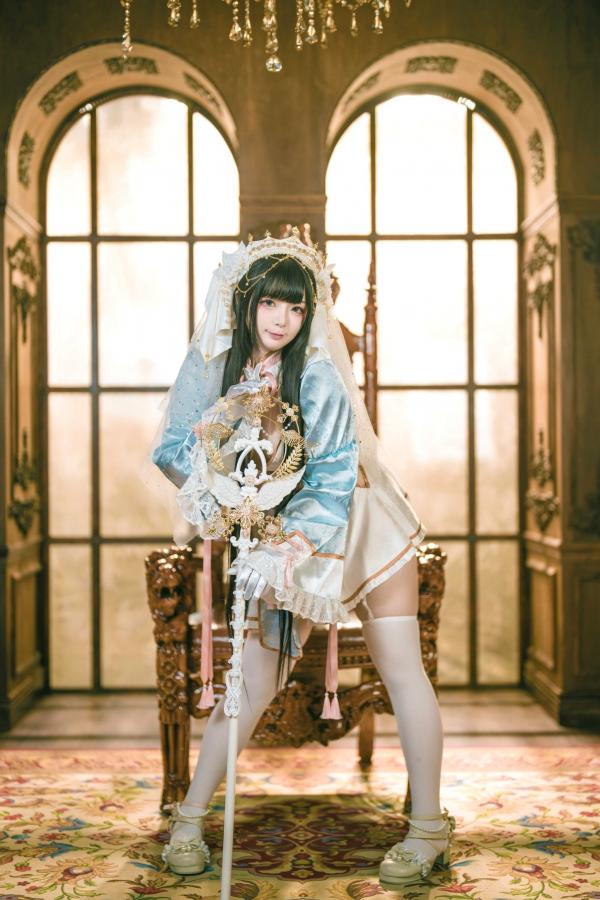    落落Raku-白百合-Lily-White：精致洋娃娃风格Cosplay，大胆角色扮演与私房大尺度写真，纯欲与性感尤物的极致诱惑第8张图片