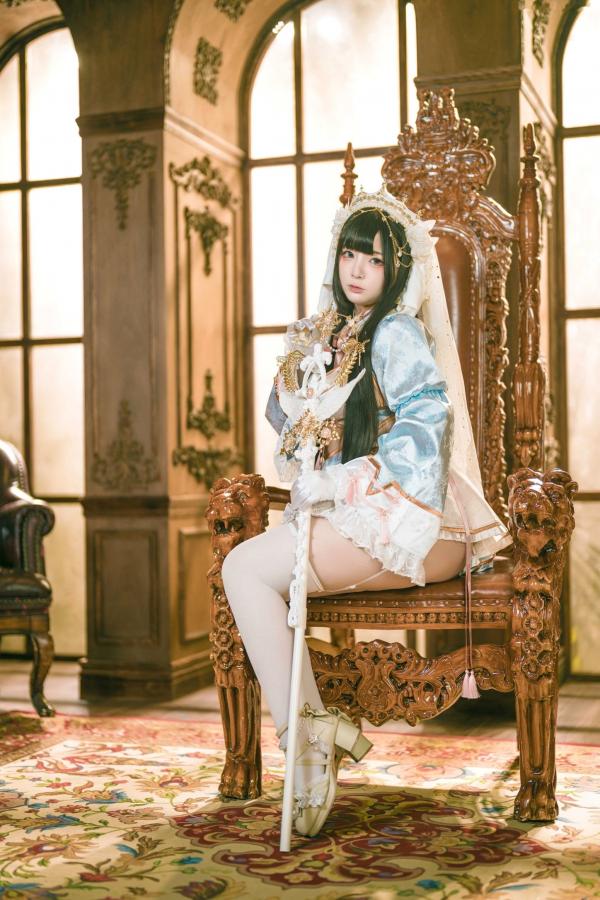   落落Raku-白百合-Lily-White：精致洋娃娃风格Cosplay，大胆角色扮演与私房大尺度写真，纯欲与性感尤物的极致诱惑第11张图片