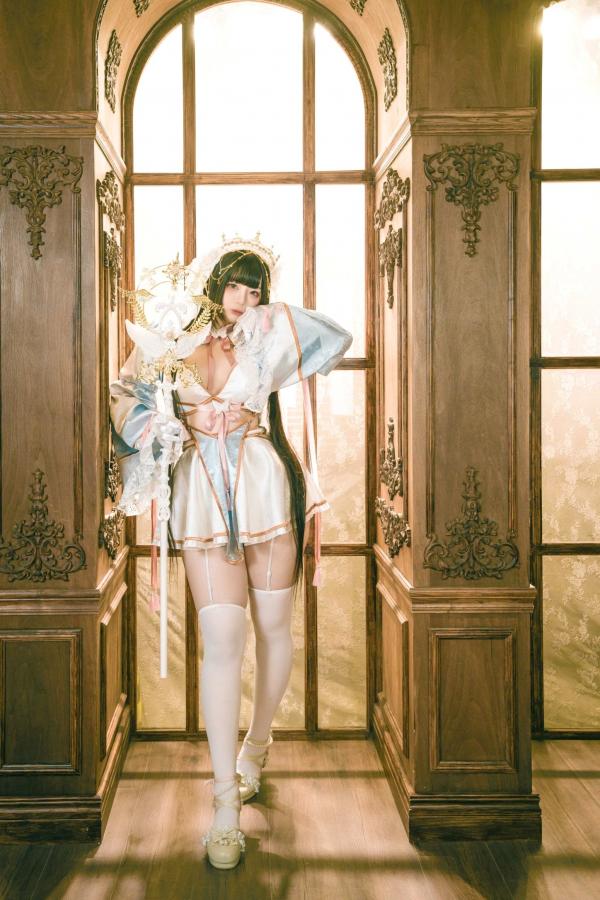    落落Raku-白百合-Lily-White：精致洋娃娃风格Cosplay，大胆角色扮演与私房大尺度写真，纯欲与性感尤物的极致诱惑第18张图片
