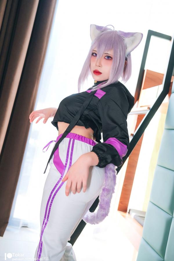    Tokar浵卡-猫又小粥Cosplay：还原度超高，二次元动漫画风，萌系少女，可爱猫娘角色扮演第6张图片