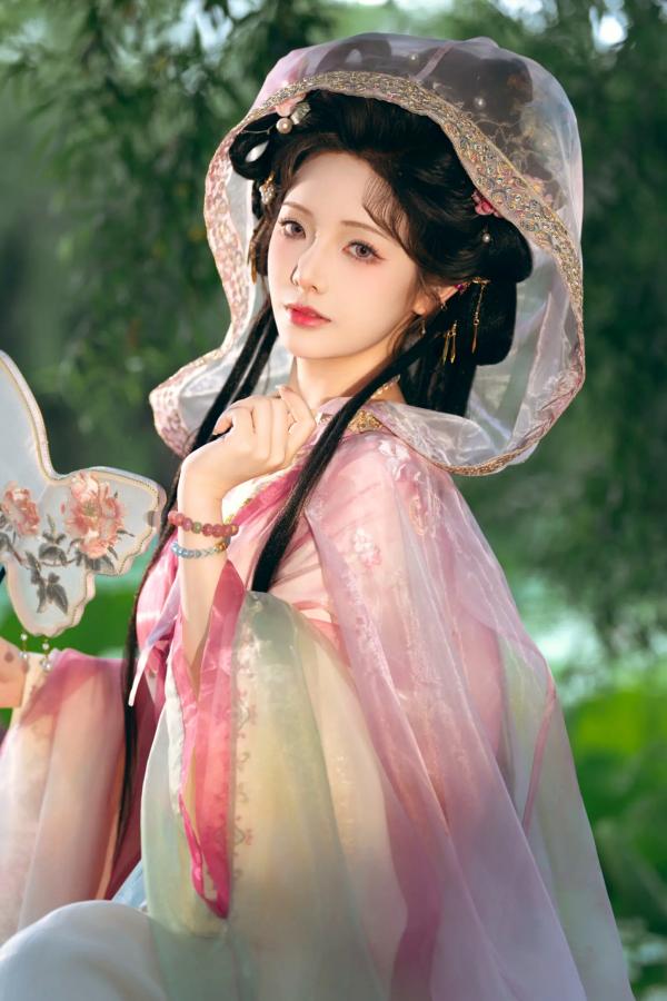    雯妹 - 荷塘月色古风汉服写真 祝您中秋快乐owo [20P]第8张图片