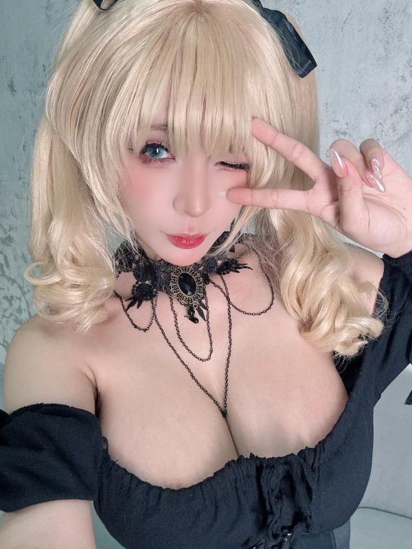    Umeko J 金发双马尾二次元风格写真 - 性感黑丝诱惑大尺度私房照 [90P]第73张图片