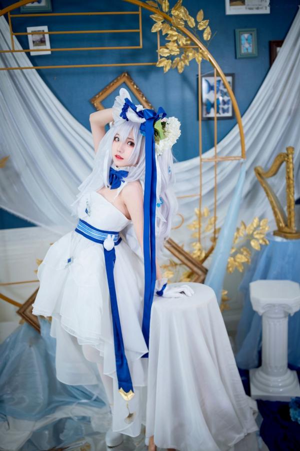    花柒Hana-014-拉菲花嫁：二次元唯美COS兔女郎婚纱写真，梦幻治愈系精灵新娘第8张图片