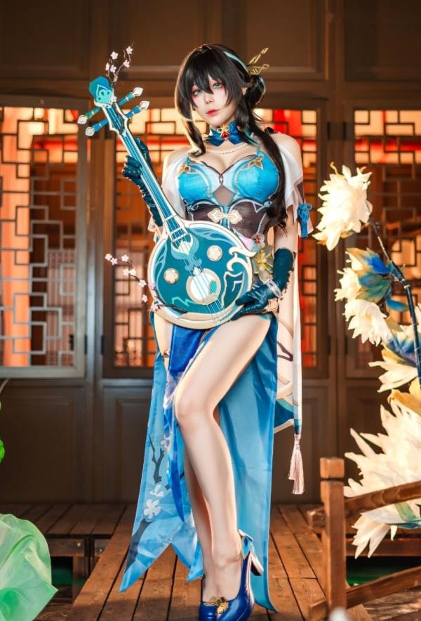   九言-阮梅Cosplay私房大片：古风意境下的性感角色扮演与极品美感视觉盛宴第2张图片